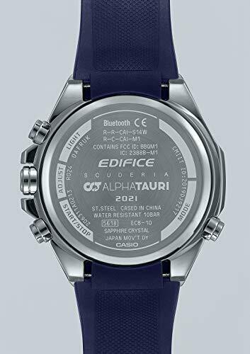 Casio Edifice Watch Ecb-10at-1ajr Men Black Scuderia Alphatauri Limited Edition- Japan Figure Store - #1 Bring To You The Best Japanese Goods