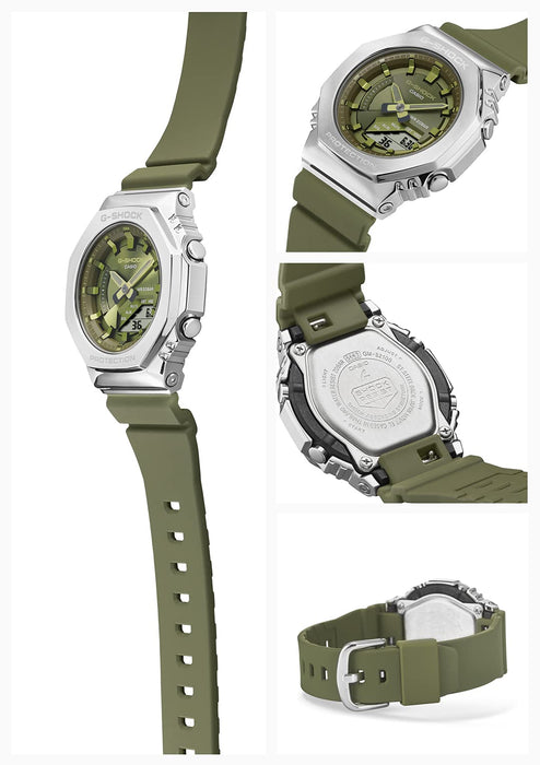 G-Shock Casio Women's Green Metal Covered Gm-S2100-3Ajf Watch- Japan Figure Store - #1 Bring To You The Best Japanese Goods