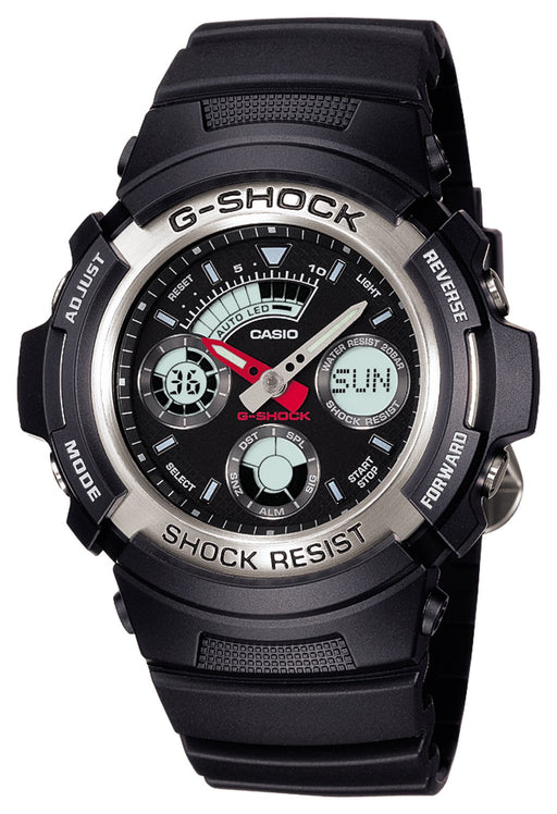 Casio G-Shock Men's AW-590-1AJF Black Watch - Authentic Domestic Product- Japan Figure Store - #1 Bring To You The Best Japanese Goods