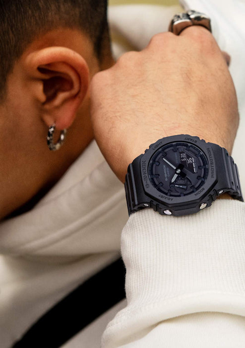 Casio G-Shock Men's Black Carbon Core Guard Watch GA-2100-1A1JF - Genuine Domestic Product- Japan Figure Store - #1 Bring To You The Best Japanese Goods