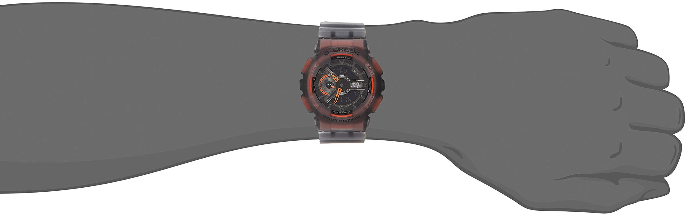 Casio G-Shock Men's Color Skeleton GA-110LS-1AJF Series Genuine Domestic Watch- Japan Figure Store - #1 Bring To You The Best Japanese Goods