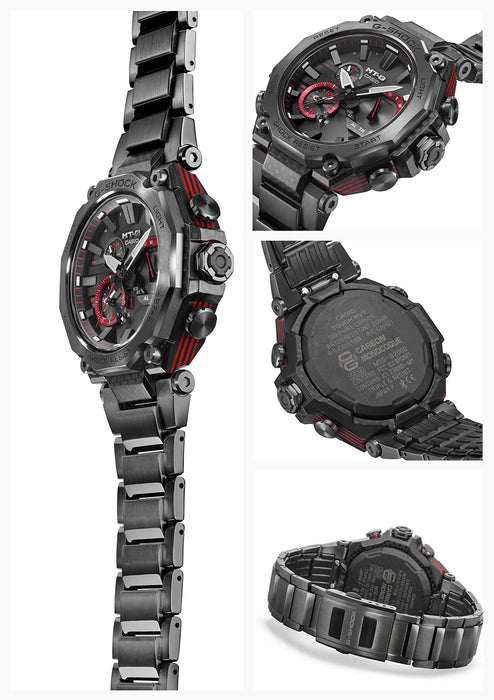 Casio G-Shock Men's Black Watch MTG-B2000YBD-1AJF with Bluetooth Radio Solar & Dual Core Guard- Japan Figure Store - #1 Bring To You The Best Japanese Goods
