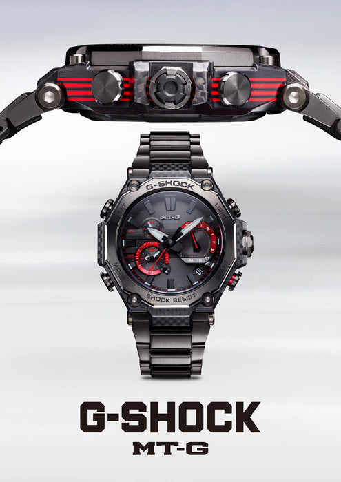 Casio G-Shock Men's Black Watch MTG-B2000YBD-1AJF with Bluetooth Radio Solar & Dual Core Guard- Japan Figure Store - #1 Bring To You The Best Japanese Goods