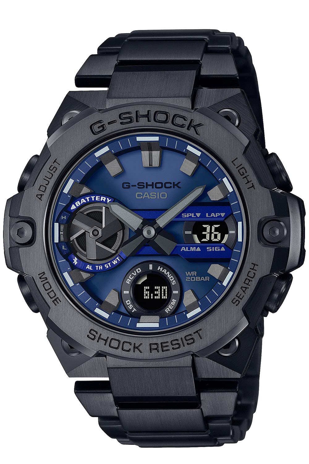 Casio G-Shock Gray Men's G-Steel Watch with Smartphone Link Carbon Core Guard Structure - Gst-B400Bd-1A2Jf- Japan Figure Store - #1 Bring To You The Best Japanese Goods