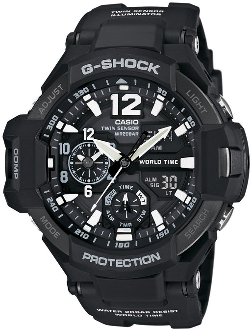 Casio G-Shock Men's Black Gravitymaster GA-1100-1AJF Watch - Genuine Domestic Product- Japan Figure Store - #1 Bring To You The Best Japanese Goods
