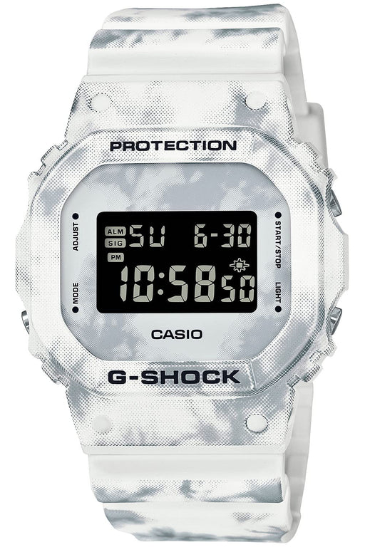Casio G-Shock Men's White Watch DW-5600GC-7JF Domestic Genuine Grunge Snow Camouflage- Japan Figure Store - #1 Bring To You The Best Japanese Goods