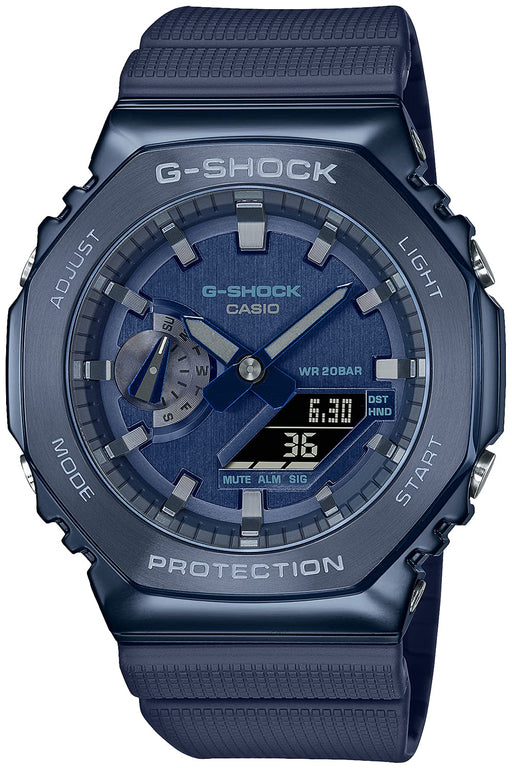G-Shock Casio Men's Watch GM-2100N-2Ajf in Blue Metal Covered Authentic Domestic Product- Japan Figure Store - #1 Bring To You The Best Japanese Goods