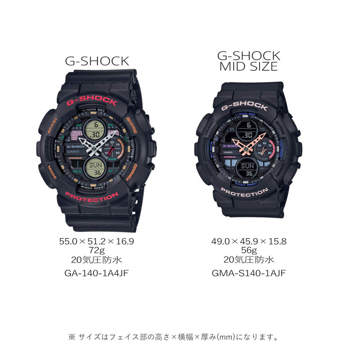 Casio G-Shock Mid Size Women's Watch Domestic Genuine Model Gma-S140Nc-7Ajf- Japan Figure Store - #1 Bring To You The Best Japanese Goods
