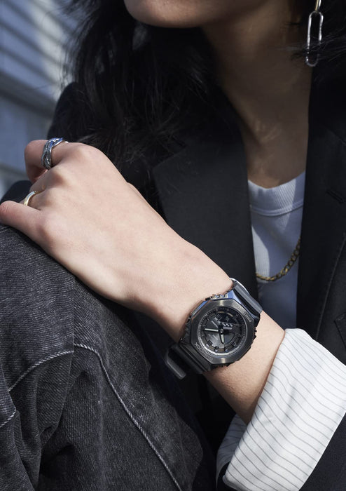 Casio G-Shock Mid-Size Women's Watch GM-S2100B-8Ajf Genuine Domestic Product Grey Metal Cover- Japan Figure Store - #1 Bring To You The Best Japanese Goods