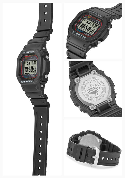 Casio G-Shock Men's Black Watch GW-M5610U-1JF Radio Solar Super Illuminator LED Light- Japan Figure Store - #1 Bring To You The Best Japanese Goods