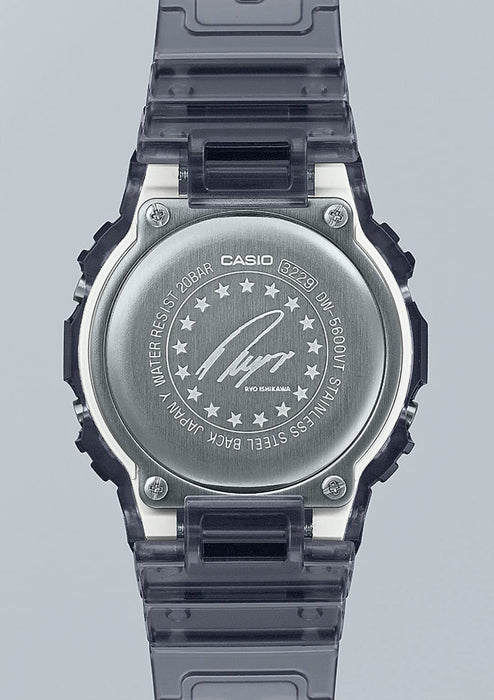 Casio G-Shock Men's Skeleton Black Watch DW-5600RI22-1JR Ryo Ishikawa Signature Model- Japan Figure Store - #1 Bring To You The Best Japanese Goods