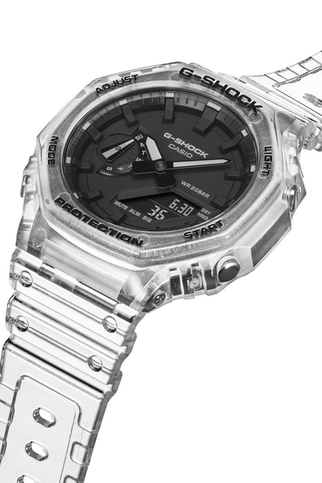 Casio G-Shock Men's Watch Skeleton Series GA-2100SKE-7AJF Clear - Genuine Domestic Product- Japan Figure Store - #1 Bring To You The Best Japanese Goods
