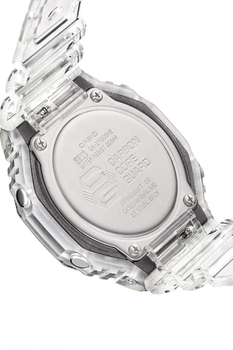 Casio G-Shock Men's Watch Skeleton Series GA-2100SKE-7AJF Clear - Genuine Domestic Product- Japan Figure Store - #1 Bring To You The Best Japanese Goods