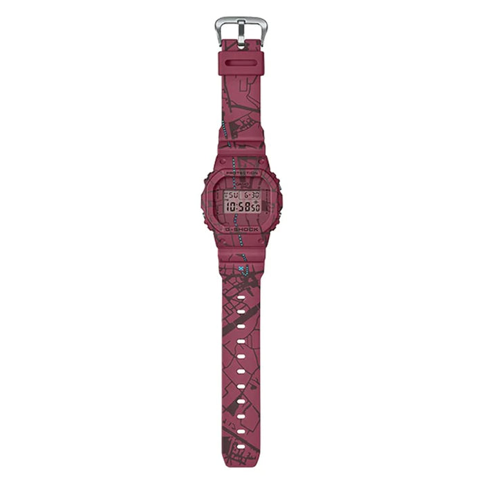 Casio G-Shock Men's Red Watch of Treasure Hunt Series DW-5600SBY-4JR Authentic Domestic Product- Japan Figure Store - #1 Bring To You The Best Japanese Goods
