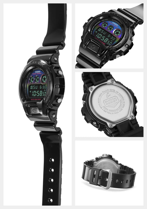Casio G-Shock Virtual Rainbow DW-6900RGB-1JF Men's Black Watch - Authentic Domestic Series- Japan Figure Store - #1 Bring To You The Best Japanese Goods