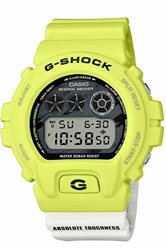Casio G-shock Dw-6900tga-9jf Men's Watch Lightning Yellow In Box- Japan Figure Store - #1 Bring To You The Best Japanese Goods