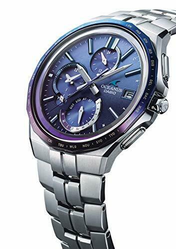 Casio Oceanus Ocw-s5000ap-2ajf Japan Indigo Solar Radio Men's Watch In Box- Japan Figure Store - #1 Bring To You The Best Japanese Goods