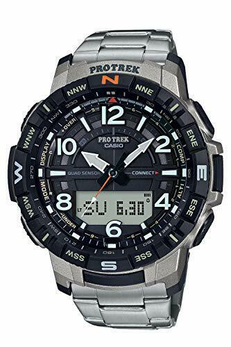 Casio Pro Trek Prt-b50t-7jf Men's Watch Titanium Bluetooth - Japan Figure