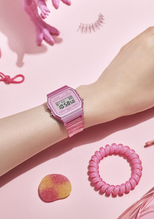 Casio F-91Ws-4Jh Pink Collection Domestic Genuine- Japan Figure Store - #1 Bring To You The Best Japanese Goods