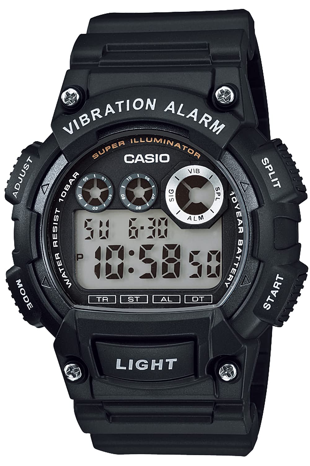 Casio W-735H-1Ajh Mens Black Watch Collection- Japan Figure Store - #1 Bring To You The Best Japanese Goods