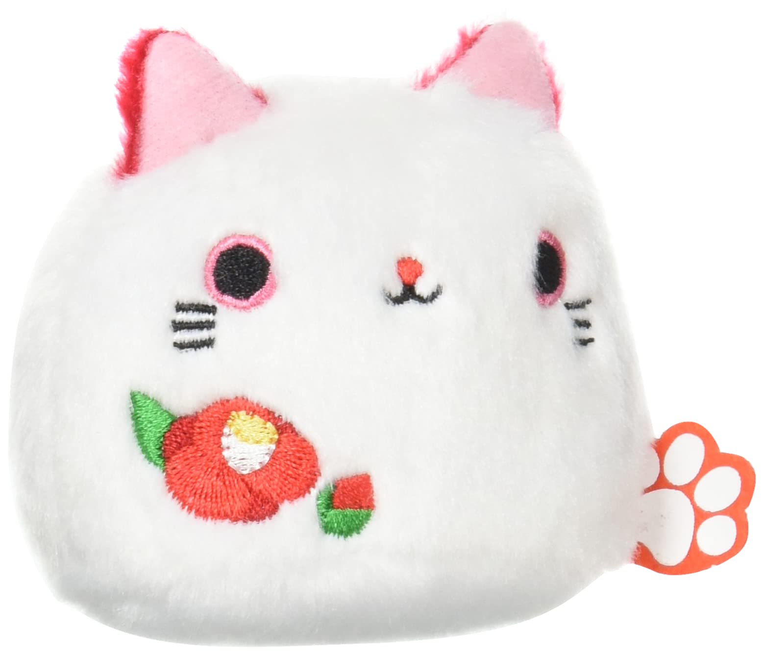 SAN-EI Plush Doll Flower Neko Dango Camellia- Japan Figure Store - #1 Bring To You The Best Japanese Goods