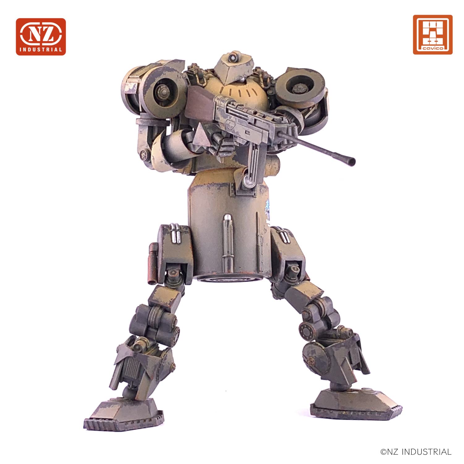 CAVICO 1/35 Iv Humanoid Heavy Duty Machine Late Production Dark Yellow Plastic Model- Japan Figure Store - #1 Bring To You The Best Japanese Goods