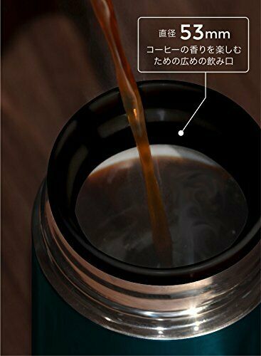 Cb Japan Canteen 420ml Straight Drinking Kafua Coffee Bottle Silver- Japan Figure Store - #1 Bring To You The Best Japanese Goods