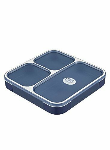 Cb Japan Foodman Thin Lunch Box 800ml Clear Navy - Japan Figure