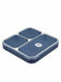Cb Japan Foodman Thin Lunch Box 800ml Clear Navy - Japan Figure