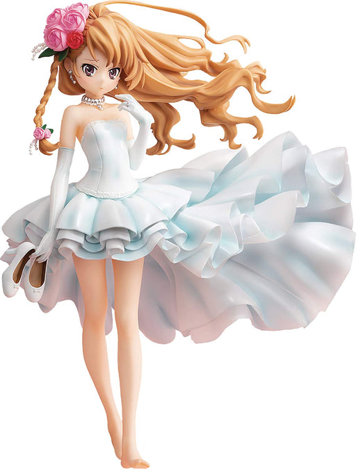 Chara-Ani Toradora! Taiga Aisaka Wedding Dress Ver. 1/7 Scale Abs Pvc Pre-Painted Complete Figure- Japan Figure Store - #1 Bring To You The Best Japanese Goods