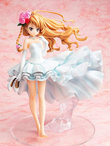 Chara-Ani Toradora! Taiga Aisaka Wedding Dress Ver. 1/7 Scale Abs Pvc Pre-Painted Complete Figure- Japan Figure Store - #1 Bring To You The Best Japanese Goods