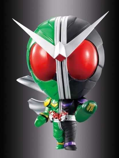 Chibi-arts Masked Kamen Rider W Cyclone Joker Action Figure Bandai- Japan Figure Store - #1 Bring To You The Best Japanese Goods