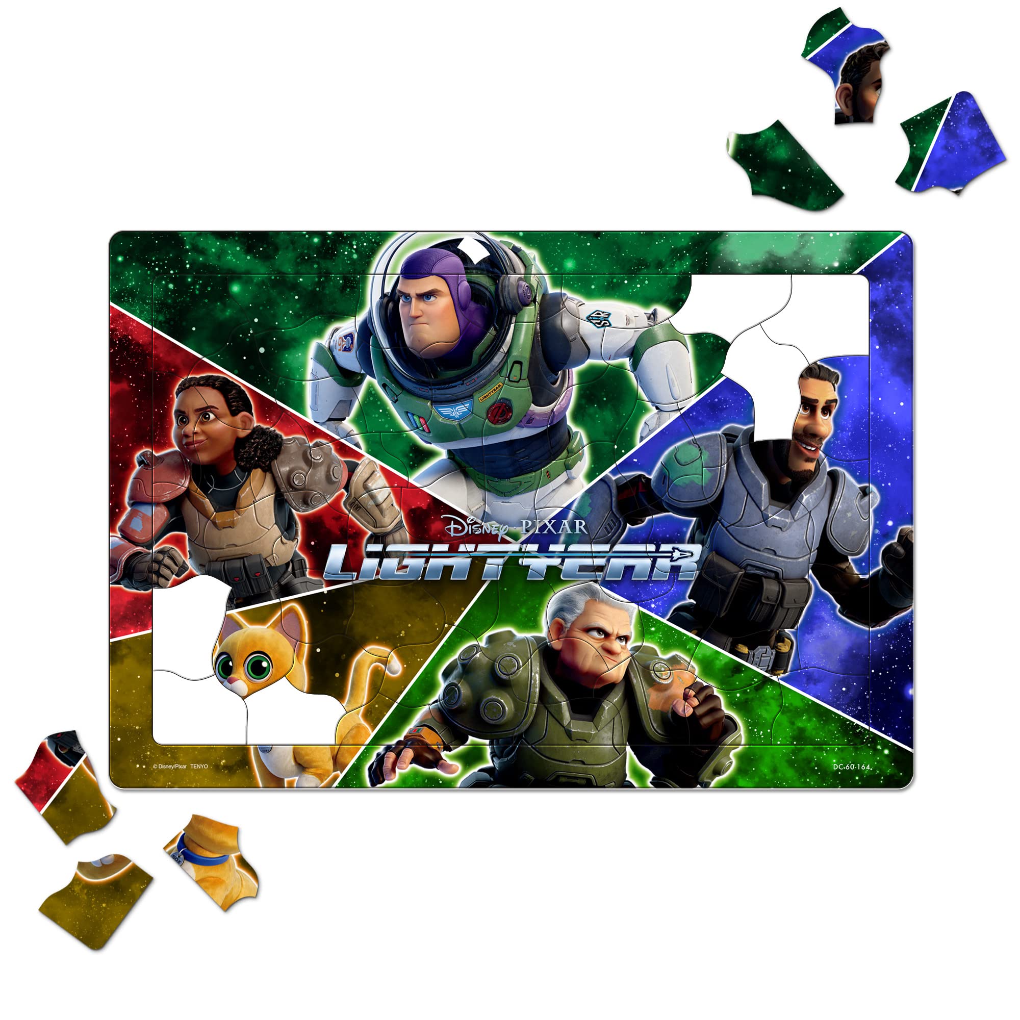 TENYO Dc60-164 Jigsaw Puzzle Disney Toy Story Buzz Lightyear 60 Pieces Child Puzzle- Japan Figure Store - #1 Bring To You The Best Japanese Goods