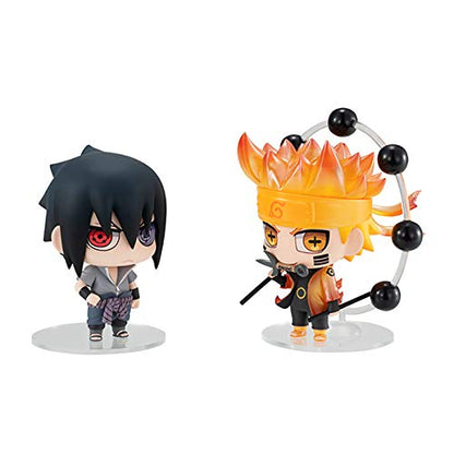 Chimi Mega Buddy Series! Naruto Shippuden Uzumaki Naruto Uchiha Sasuke Shinobi World War Set Approx. 65Mm Pvc Pre-Painted Complete Figure- Japan Figure Store - #1 Bring To You The Best Japanese Goods