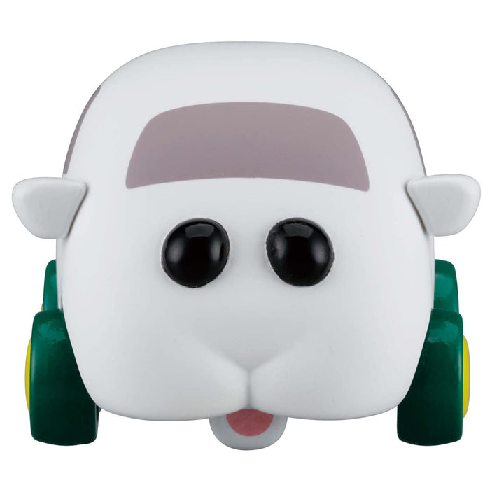 Takara Tomy Choro Q Pull-Back Mini-Car: Pui Pui Molcar 02 Shiromo - Toys Made In Japan- Japan Figure Store - #1 Bring To You The Best Japanese Goods
