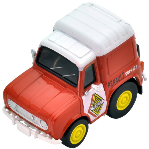 TOMYTEC Z-45B Choro Q Zero Renault 4 Fourgonette Service Car Orange- Japan Figure Store - #1 Bring To You The Best Japanese Goods