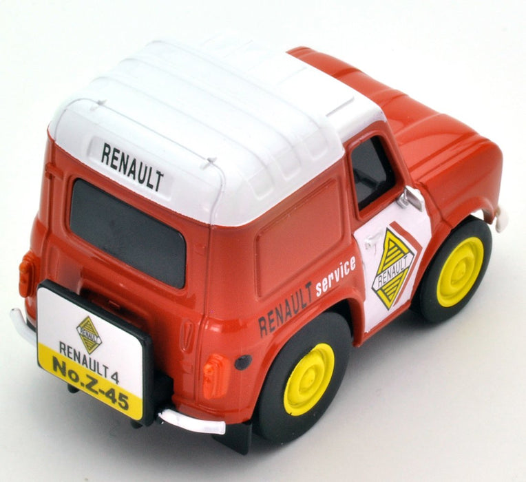 TOMYTEC Z-45B Choro Q Zero Renault 4 Fourgonette Service Car Orange- Japan Figure Store - #1 Bring To You The Best Japanese Goods