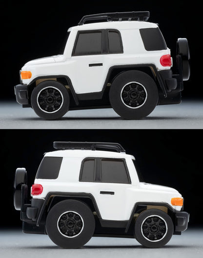 Tomytec Toyota FJ Cruiser White QS-07A - Choro Q's Finished Model 323556- Japan Figure Store - #1 Bring To You The Best Japanese Goods