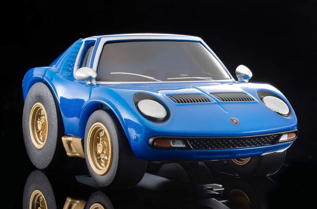 Tomytec Lamborghini Miura SV Blue Choro Qzero Z-73B Finished Product 314059- Japan Figure Store - #1 Bring To You The Best Japanese Goods