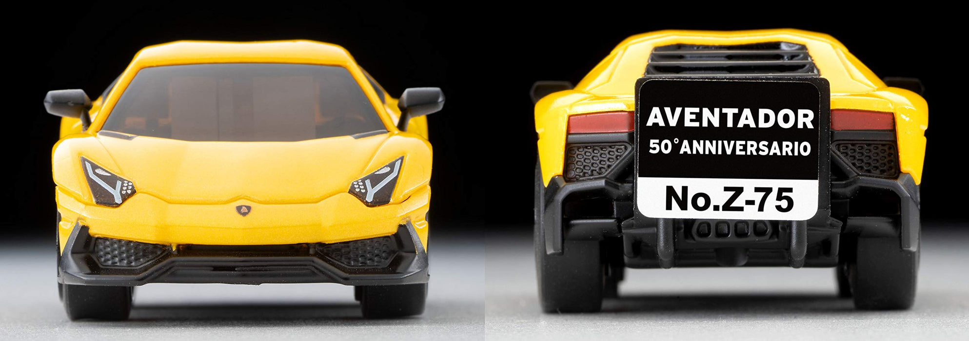 Tomytec Lamborghini Aventador 50th Anniversary Choro Qzero Z-75A Finished Yellow Model- Japan Figure Store - #1 Bring To You The Best Japanese Goods