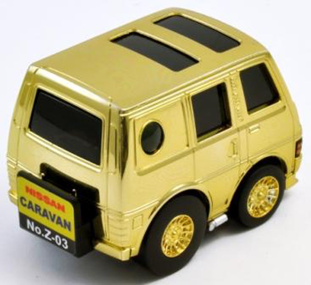 Tomytec Choroq Zero Z-03F Gold Nissan Caravan Model Car- Japan Figure Store - #1 Bring To You The Best Japanese Goods