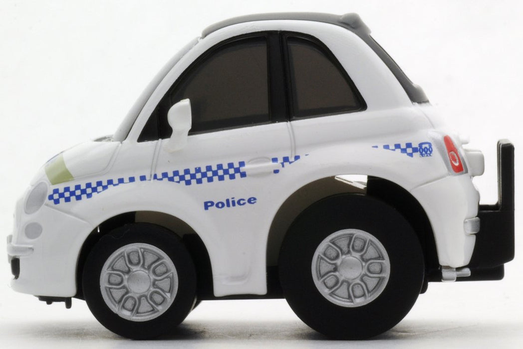 Tomytec Choroq Zero Z-29C Fiat 500C - Premium Detail Police Car Model- Japan Figure Store - #1 Bring To You The Best Japanese Goods