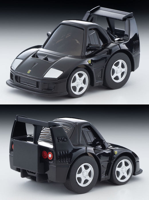 Tomytec Choroq Zero Z-79C Finished Ferrari F40 Competizione Black Model 324331- Japan Figure Store - #1 Bring To You The Best Japanese Goods