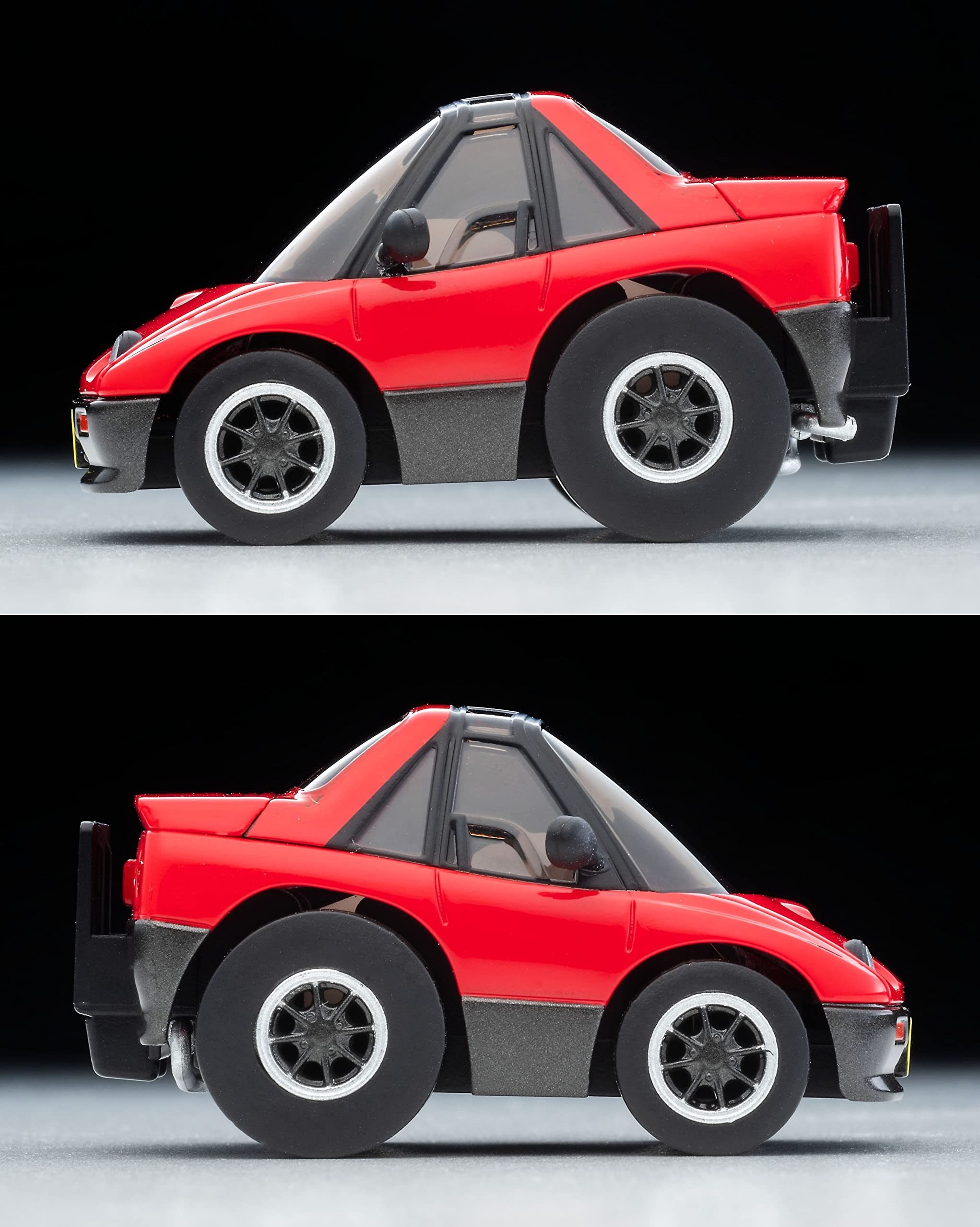 Tomytec Choroq Zero Z-80A Autozam Az-1 Finished Product in Red and Gray- Japan Figure Store - #1 Bring To You The Best Japanese Goods
