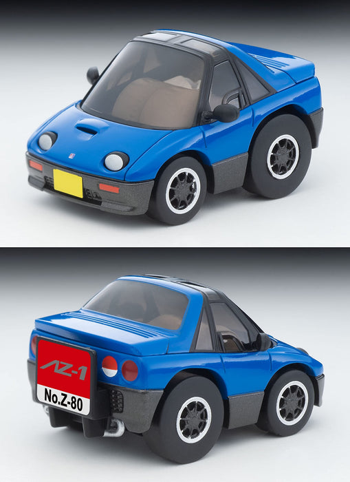 Tomytec Blue/Gray Autozam Az-1 Choroq Zero Z-80B Finished Car Model- Japan Figure Store - #1 Bring To You The Best Japanese Goods
