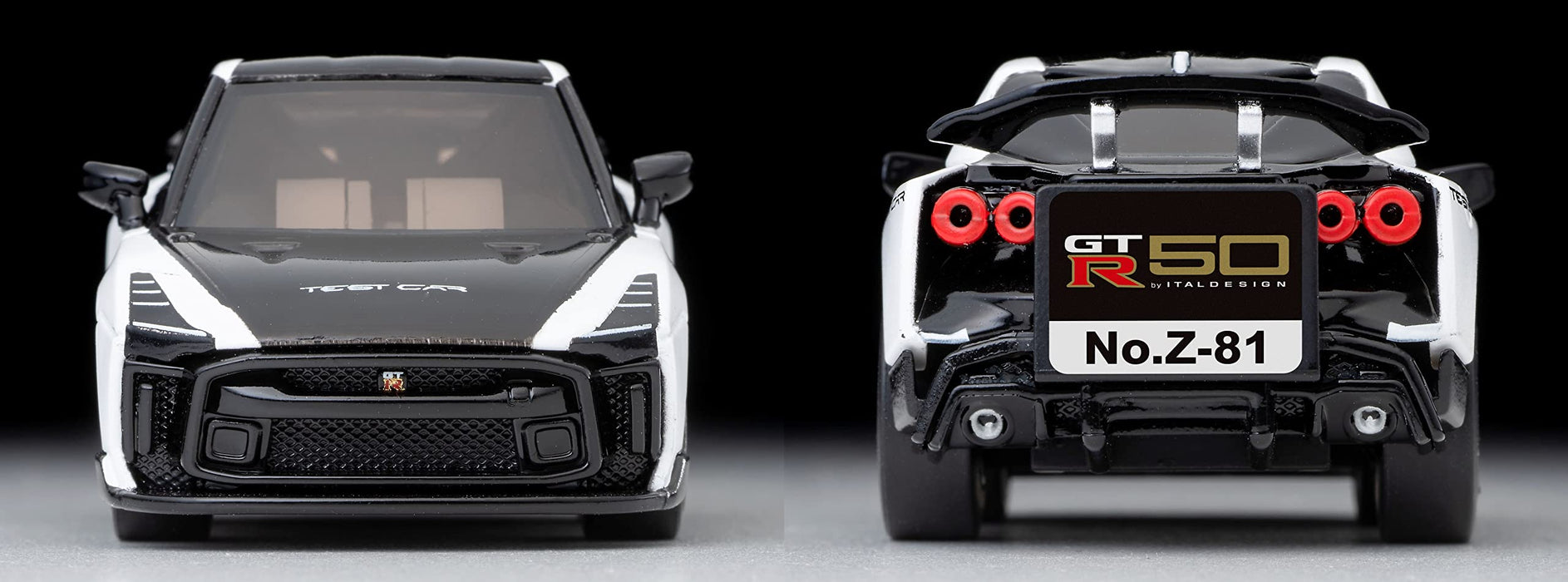 Tomytec Choroq Zero Z-81A Nissan GT-R50 White Finished Product- Japan Figure Store - #1 Bring To You The Best Japanese Goods