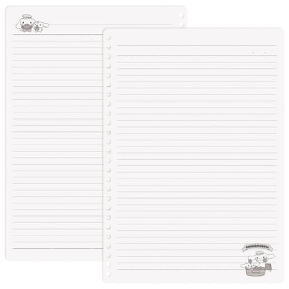 M-Plan Japan Cinnamoroll B5 Loose Leaf Notebook 26 Holes Sanrio Emplan Ruled Line- Japan Figure Store - #1 Bring To You The Best Japanese Goods