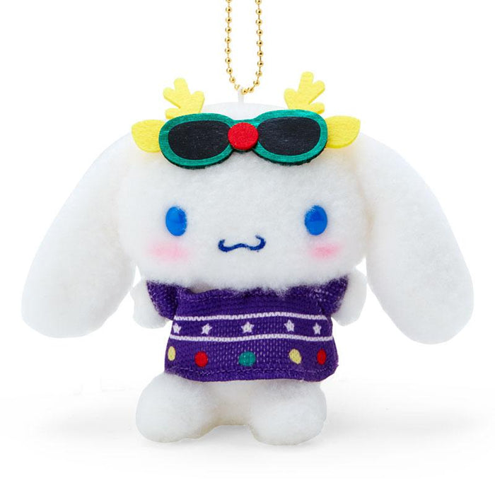 Sanrio Cinnamoroll Mascot Holder (Christmas Sweater Design)- Japan Figure Store - #1 Bring To You The Best Japanese Goods