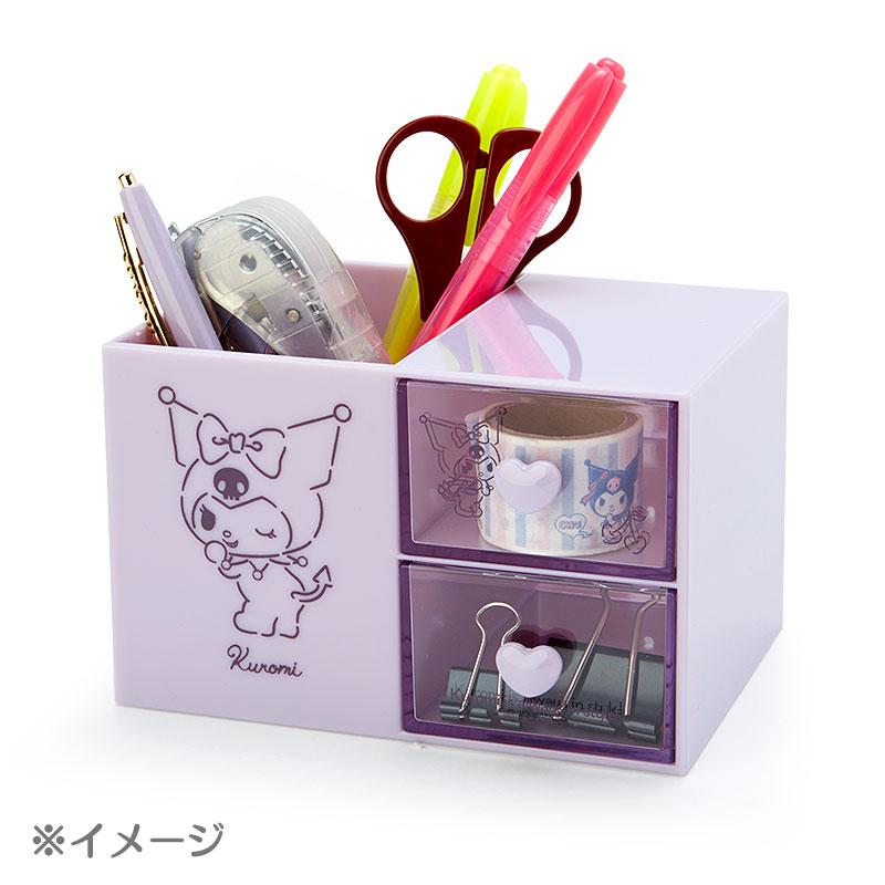 Sanrio Cinnamoroll Plastic Chest With Pen Stand (Calm Color)- Japan Figure Store - #1 Bring To You The Best Japanese Goods