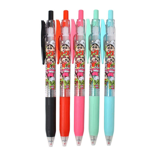 Crayon Shin-Chan Sarasa Clip Ballpoint Pen, Set Of 5, 0.5Mm, Colored Pen, Character Goods, Commuting To Work Or School, Elementary School Students, Stylish, Cute- Japan Figure Store - #1 Bring To You The Best Japanese Goods